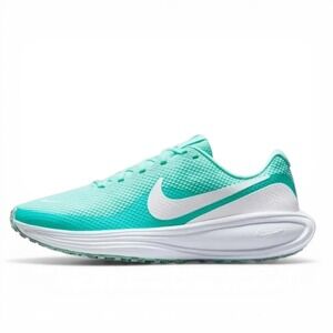 Nike Revolution 8 Running Shoes Womens Size 9.5 Mint Turquoise White Sneaker NEW